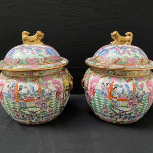 Chinees porseleinen gemberpot "Familie Rose" 2025_11_#20