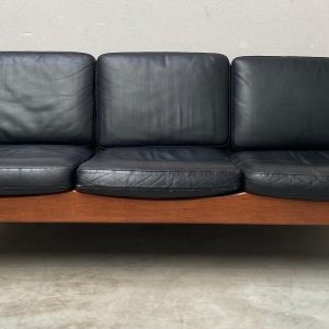 3 zit Vintage fauteuil zetel in Deense designstijl. 2026_08_#1