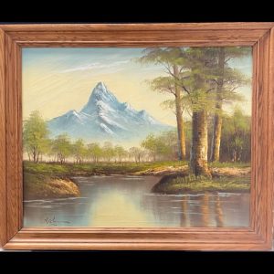 Schilderij landschap in de stijl van Bob Ross 2026_10_#35